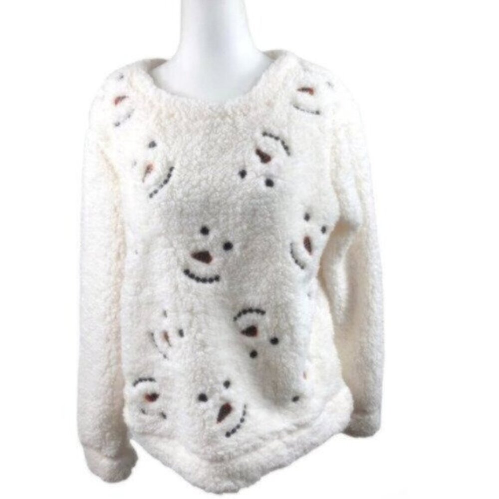 NWT Chance or Fate Ivory Fuzzy Sweater Large